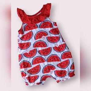 Carter’s Baby Girl Watermelon Romper  | 9m